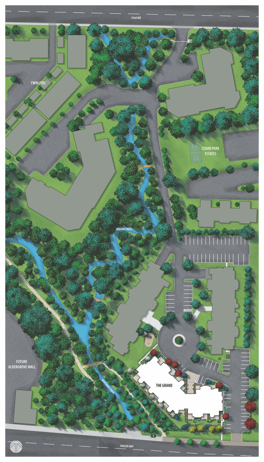 The Grand at Willow Creek location map 1
