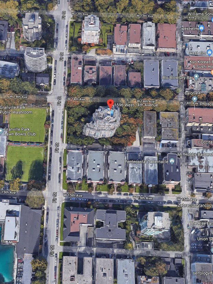 The Kingswood - Shaughnessy location map 2