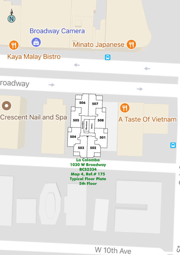 La Colomba location map 1