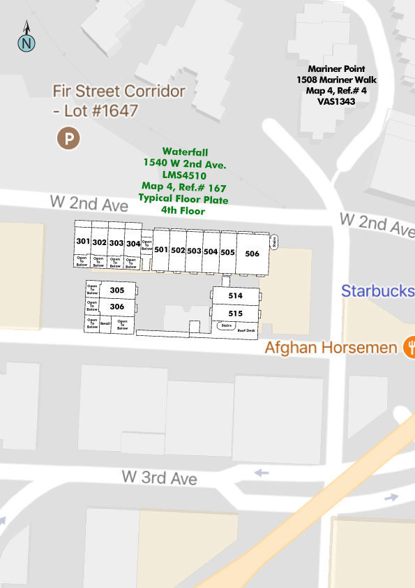 Waterfall location map 1