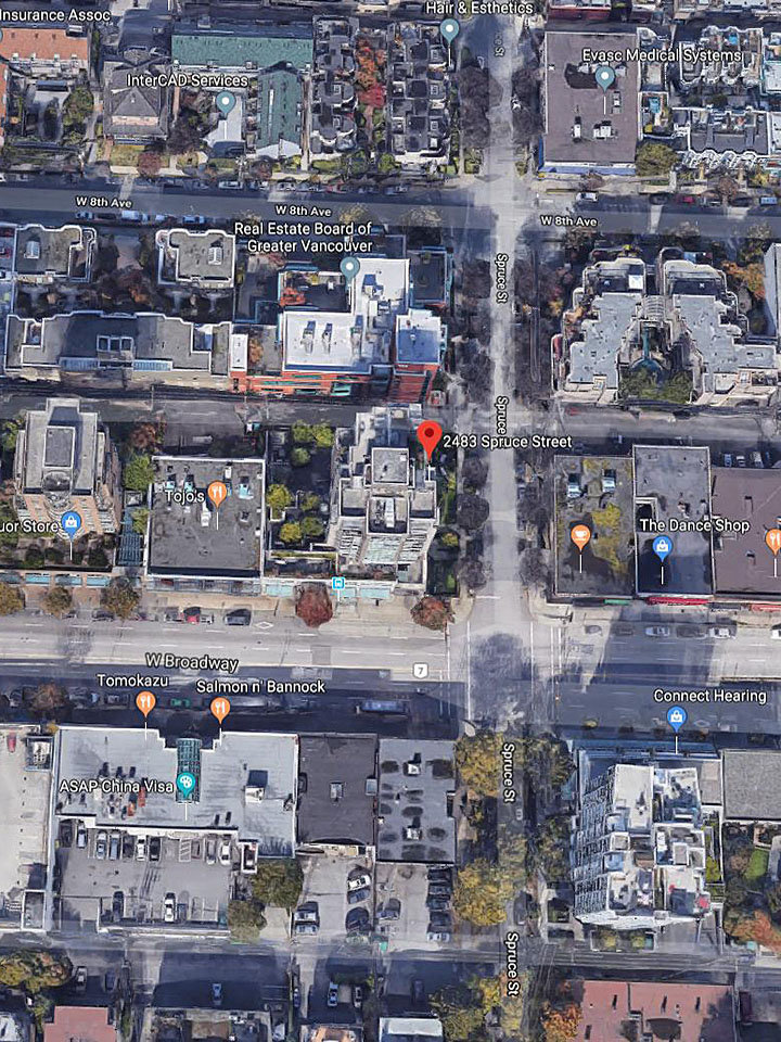 Skyline on Broadway location map 2