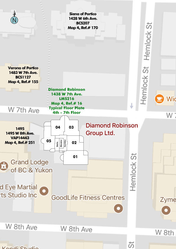 Diamond Robinson location map 1