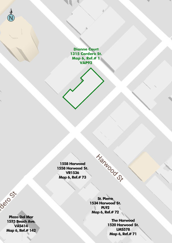 Dianne Court location map 1
