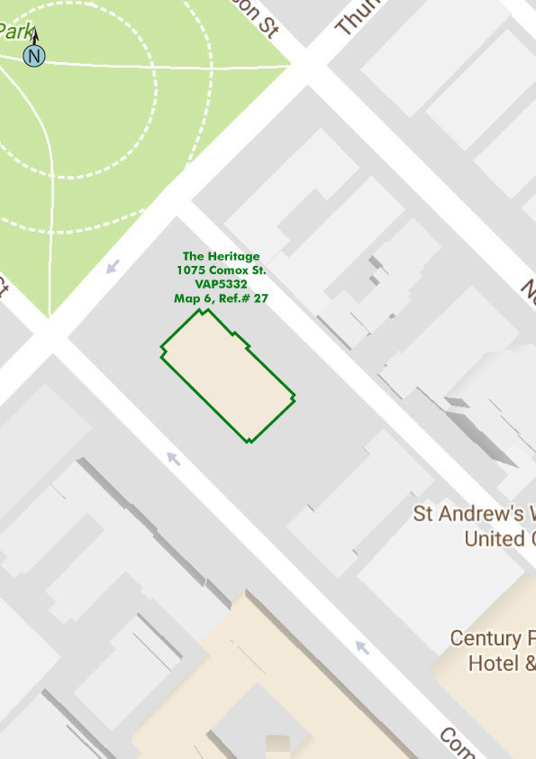 The Heritage location map 1