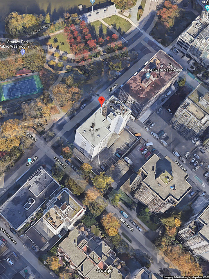 Chilco Towers location map 2