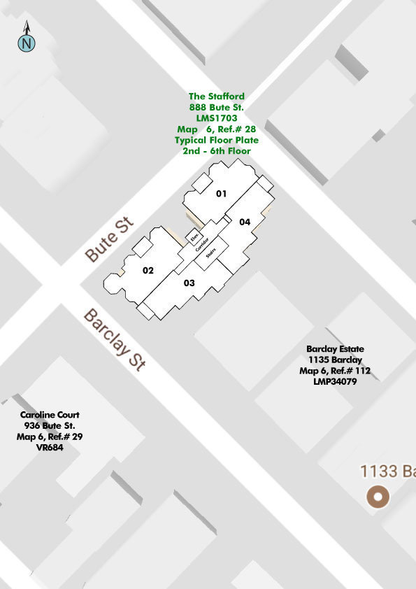 The Stafford location map 1
