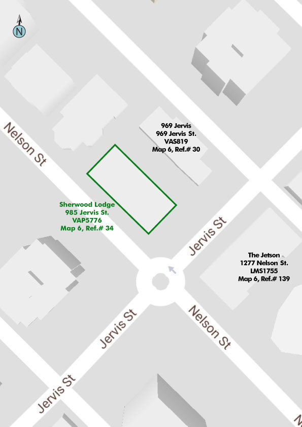 Sherwood Lodge location map 1