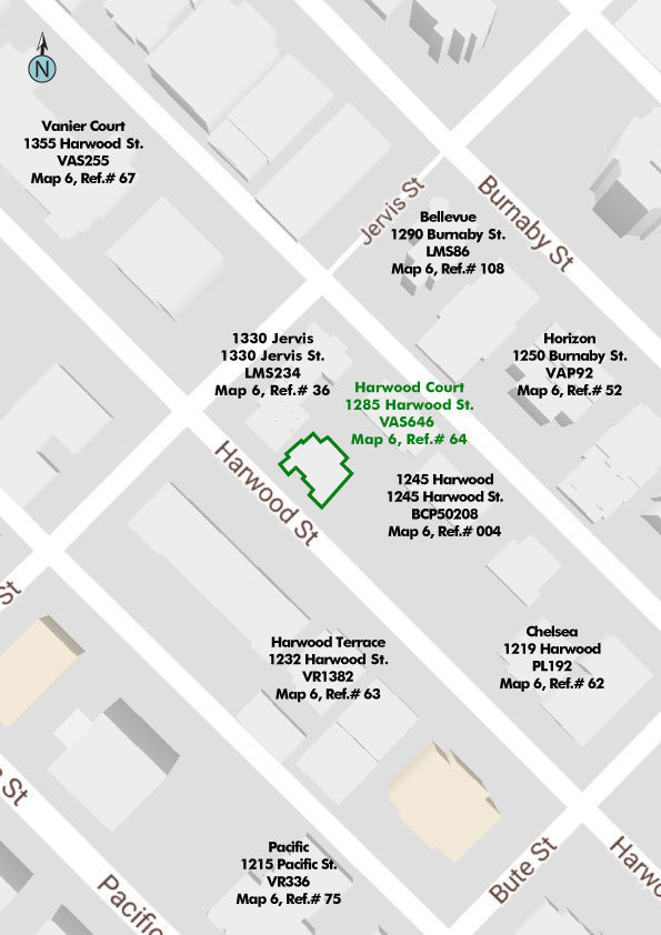 Harwood Court location map 1