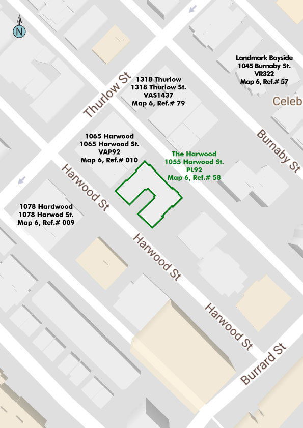 The Harwood location map 1