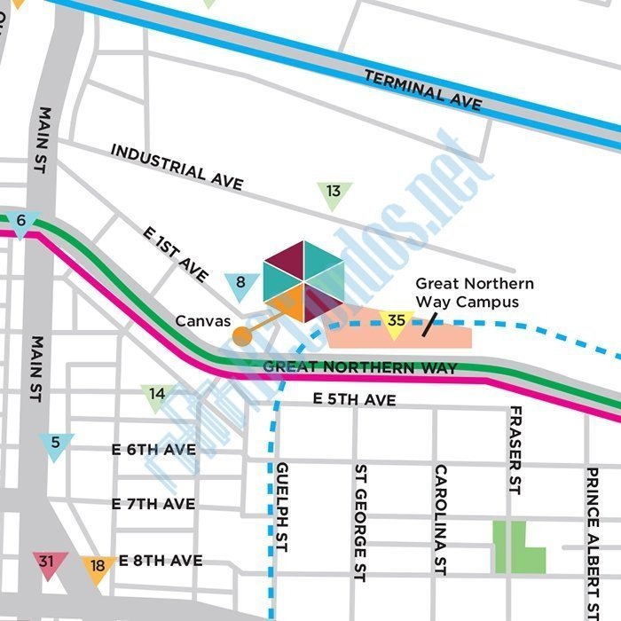 Canvas location map 2