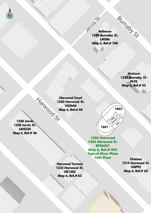 1245 Harwood location map 1