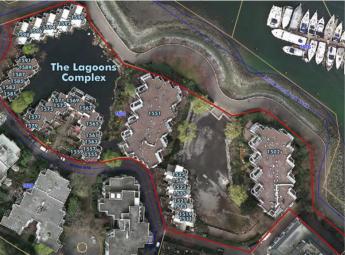 The Lagoons location map 2