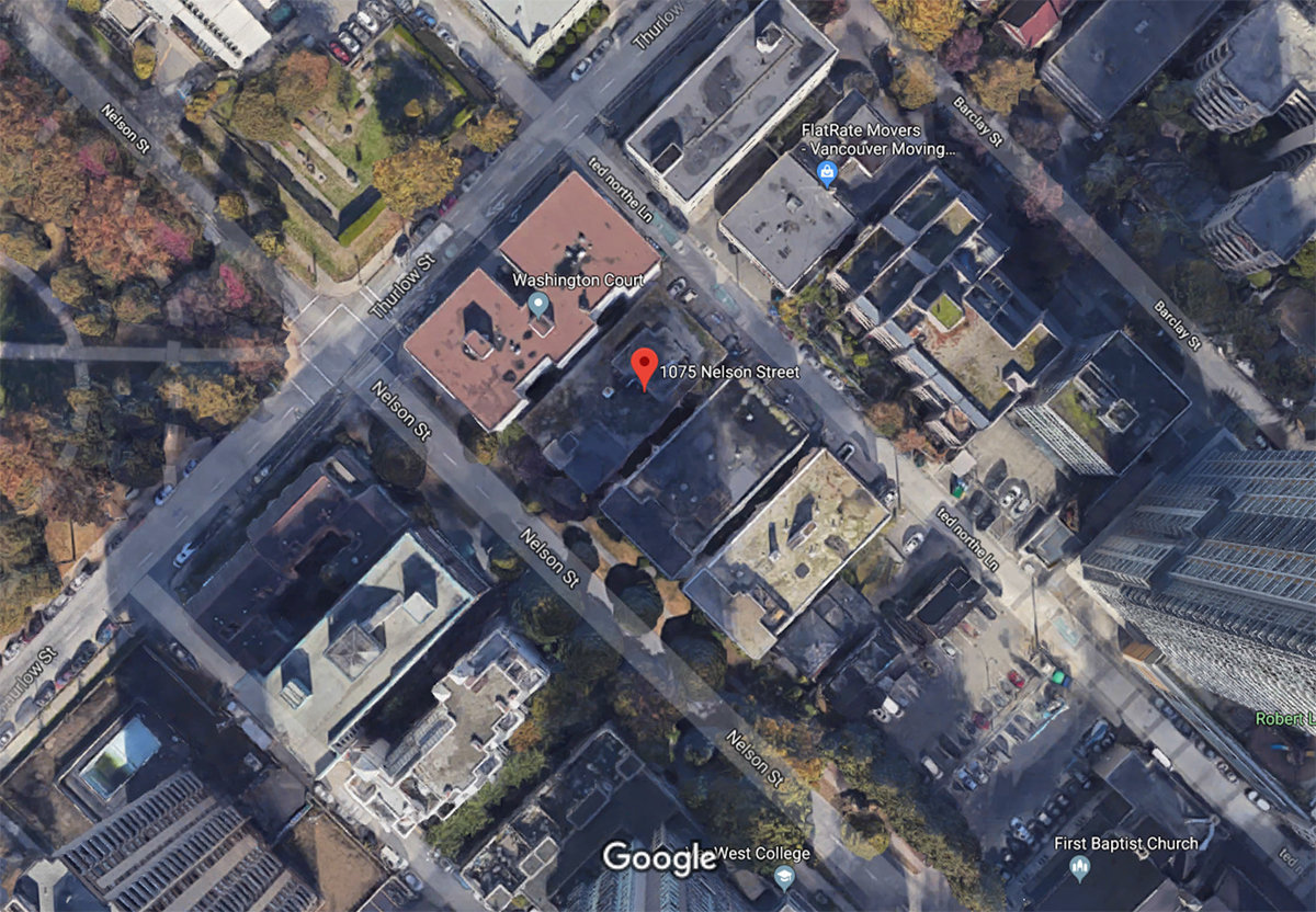 Nelson on the Park location map 2