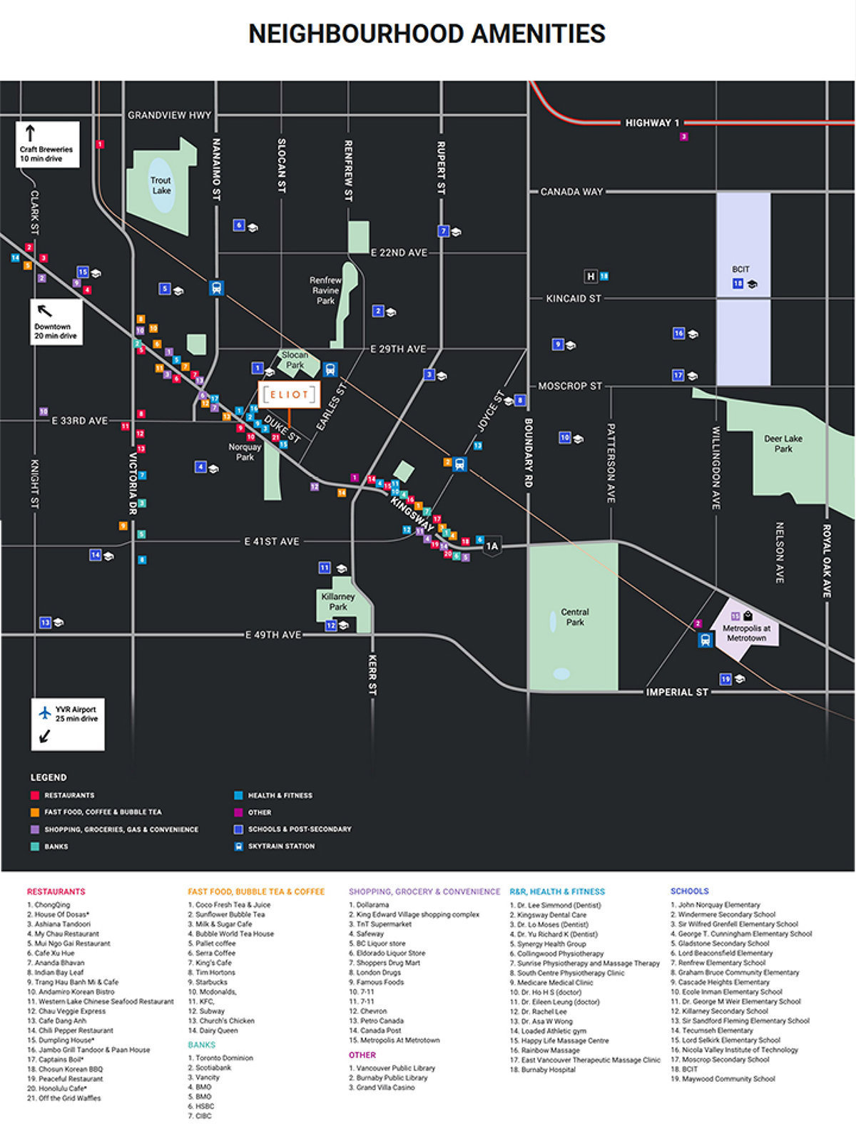 Eliot at Norquay location map 2