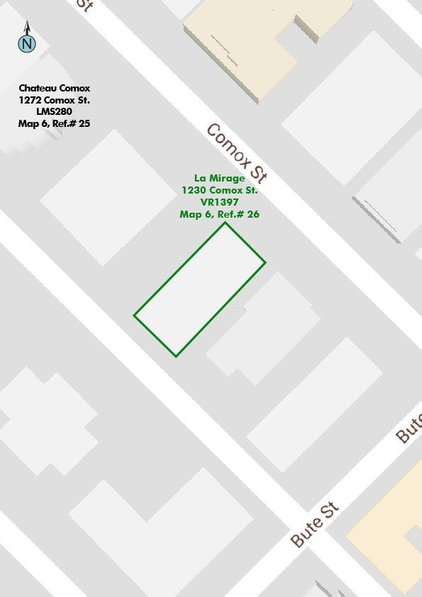 La Mirage location map 1