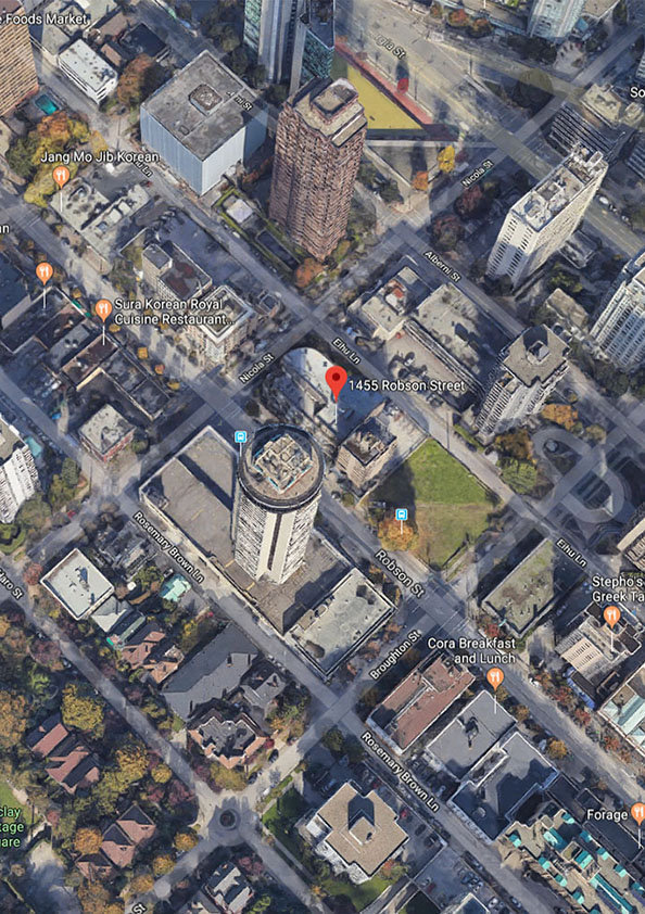 The Colonnade location map 2