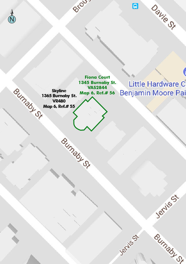 Fiona Court location map 1
