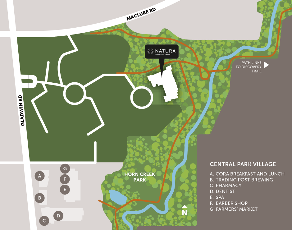 Natura on Forest's Edge location map 2