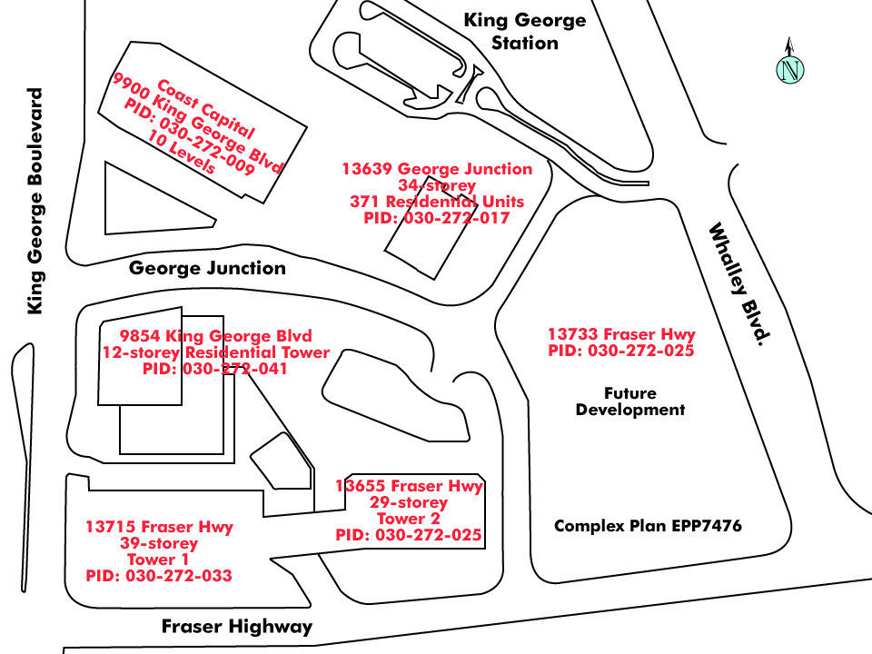 King George Hub Two location map 2