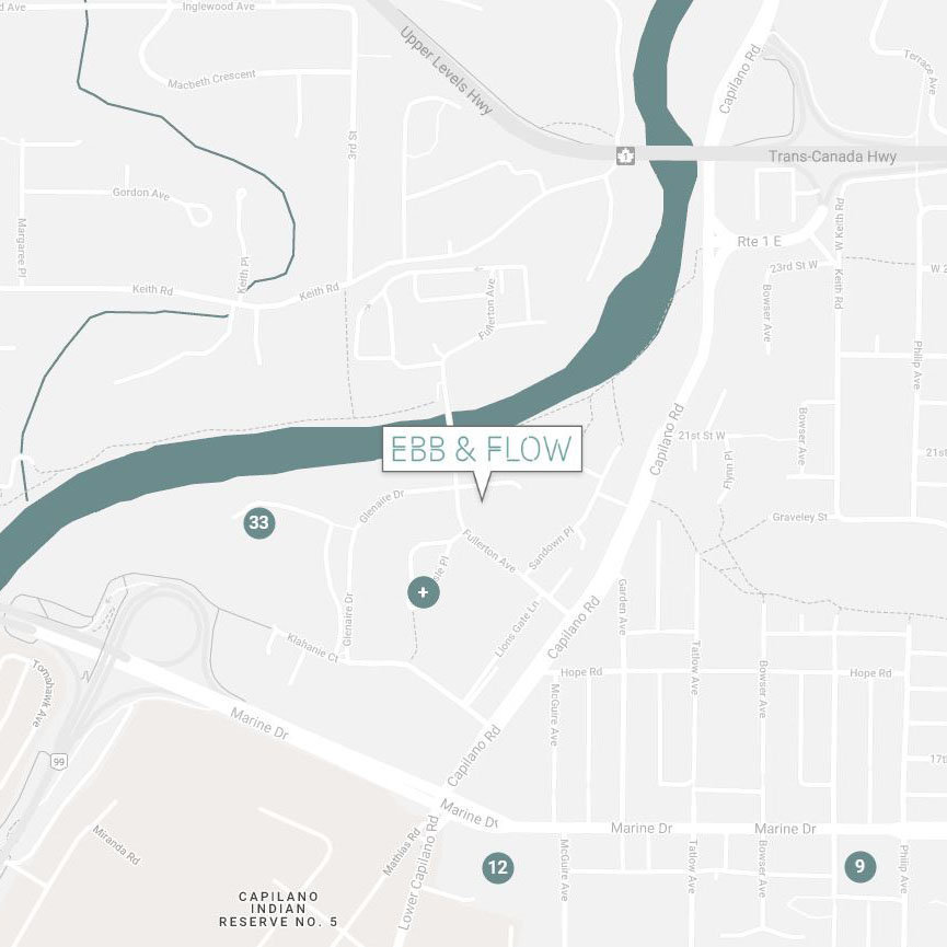 Ebb & Flow location map 1