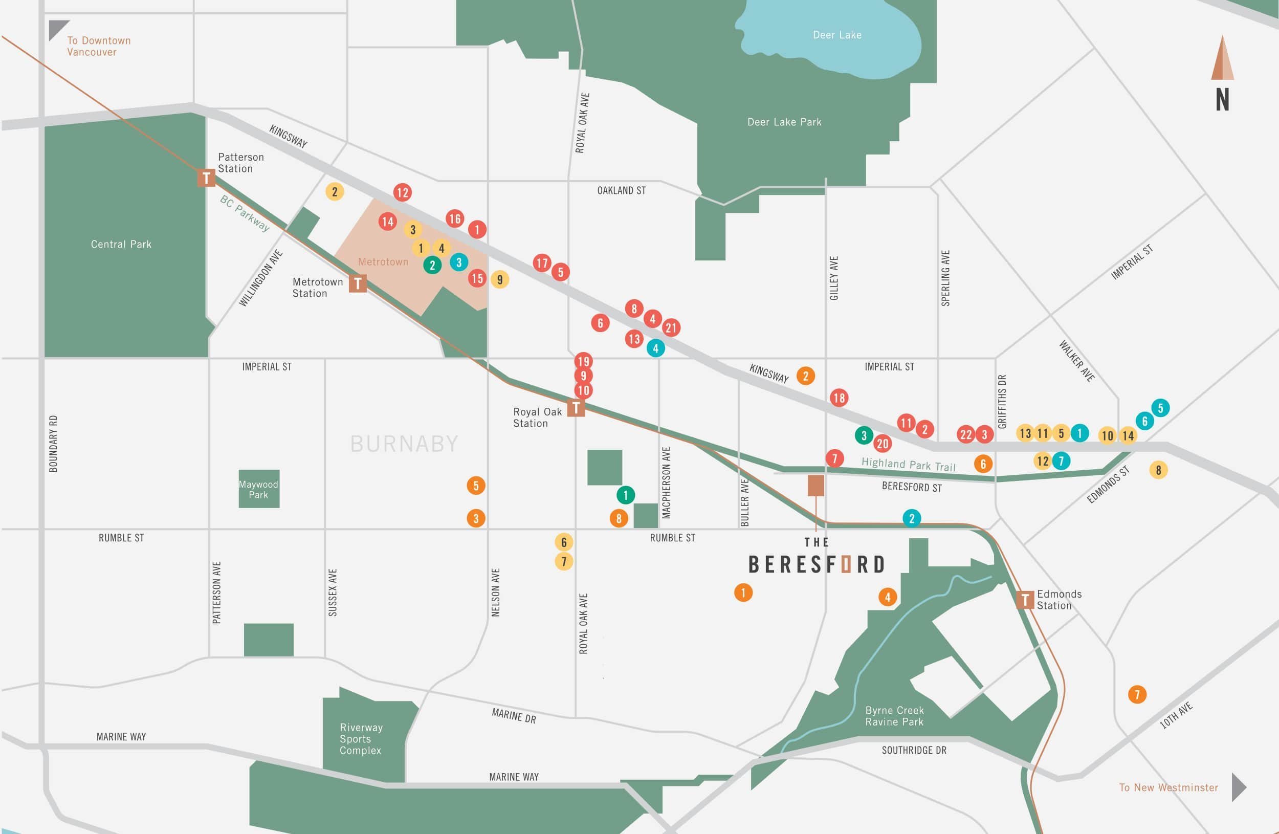 The Beresford location map 1