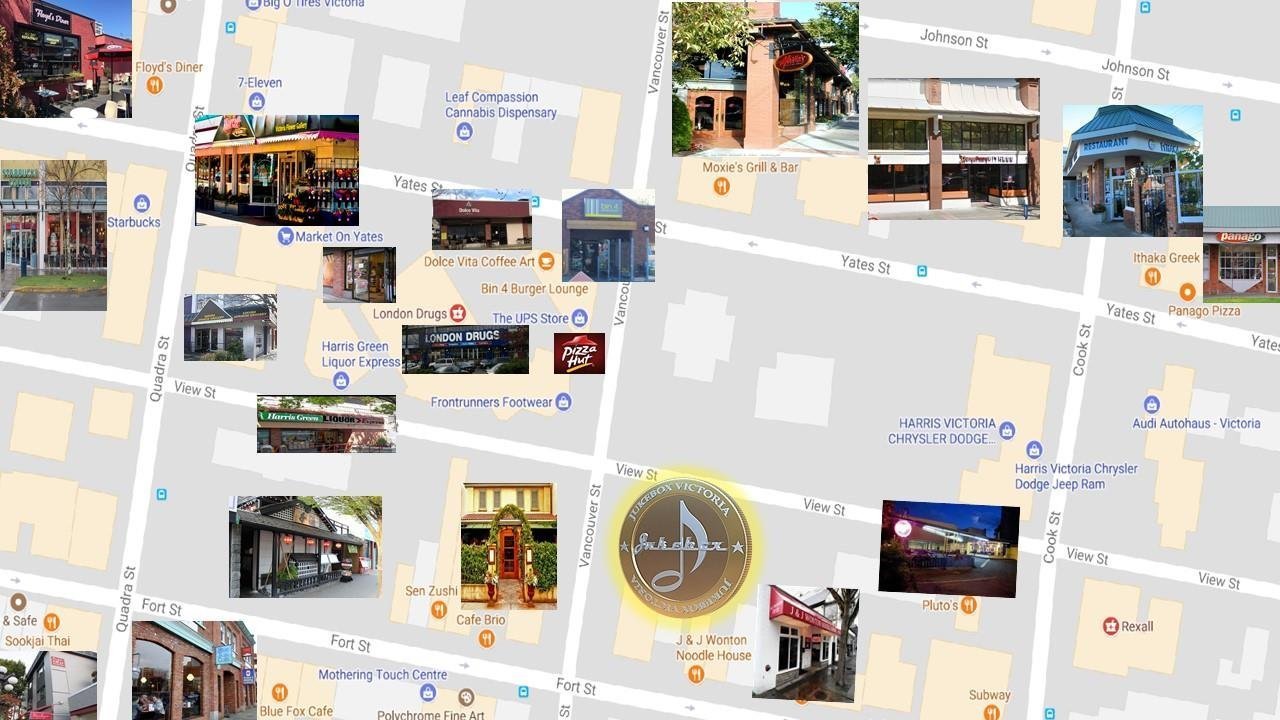 Jukebox location map 1