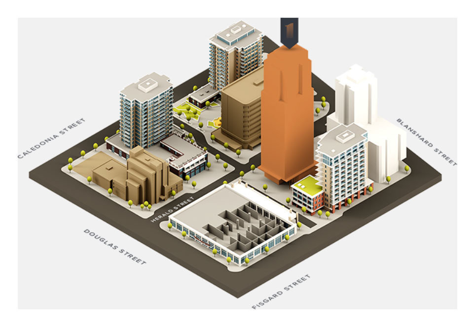 Hudson Place One location map 1