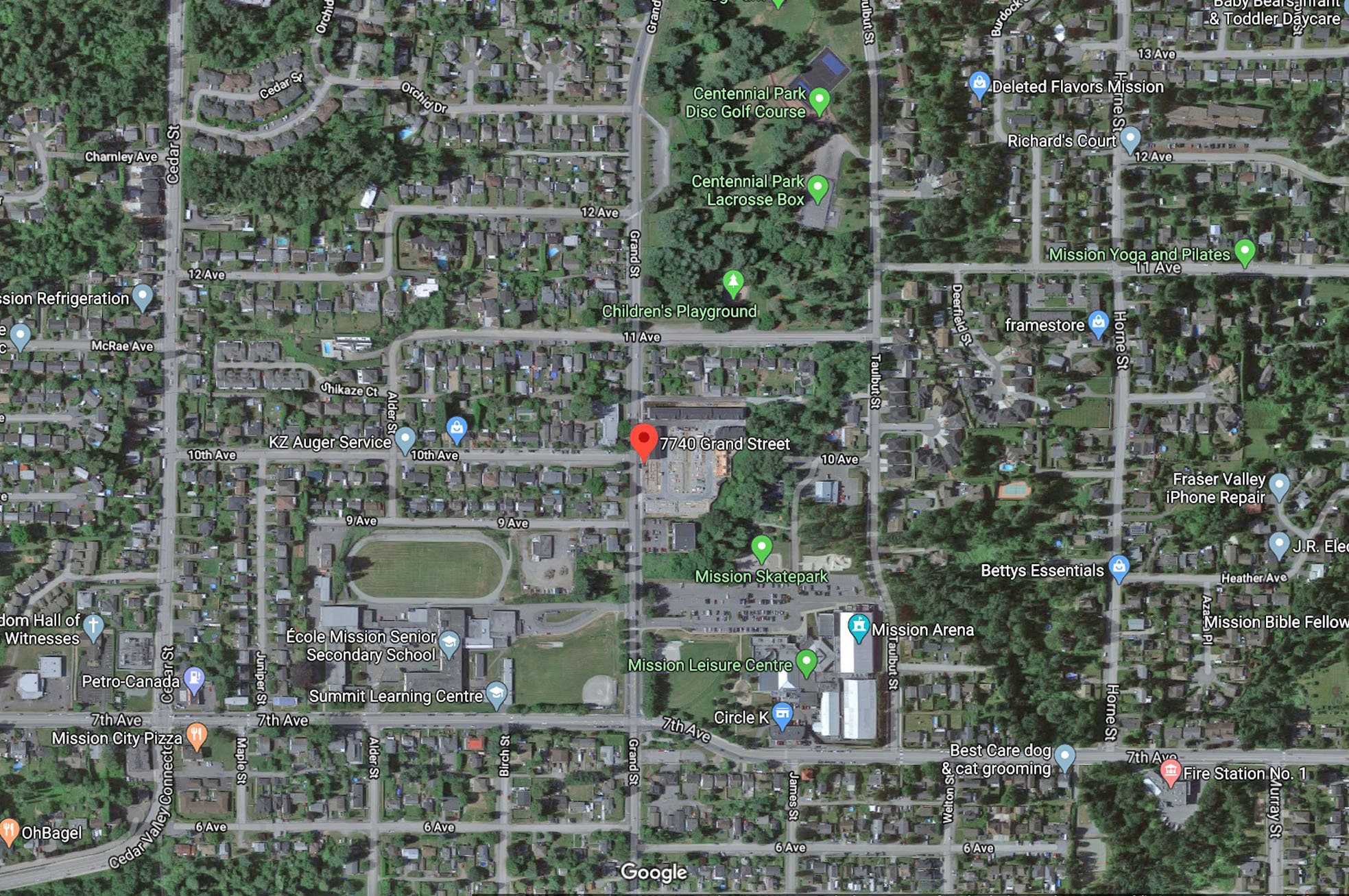 The Grand on Grand location map 2