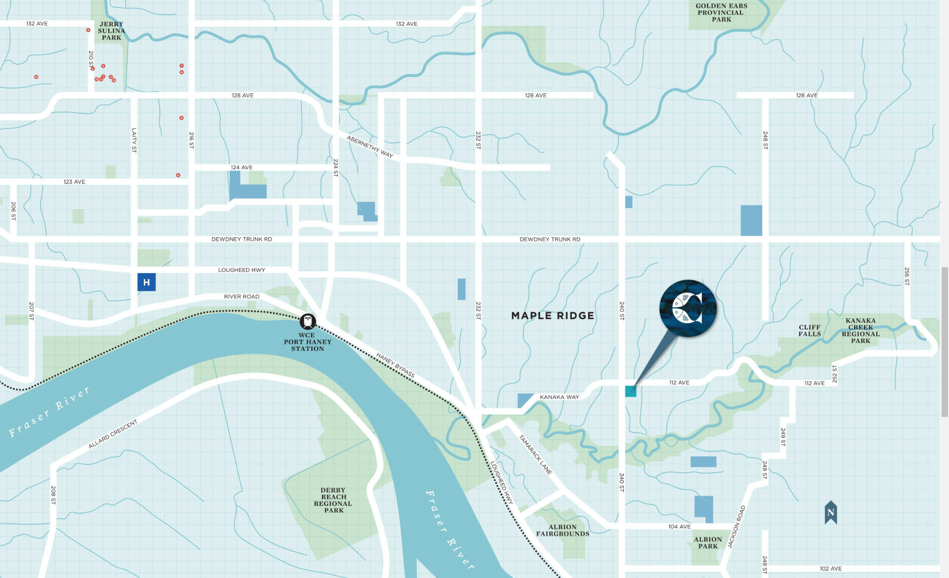 Creekside location map 3