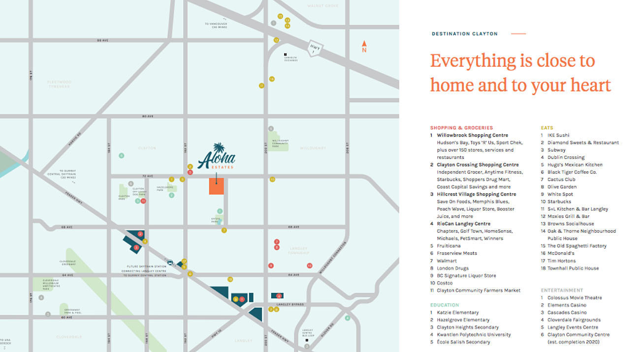 Aloha Estates location map 2