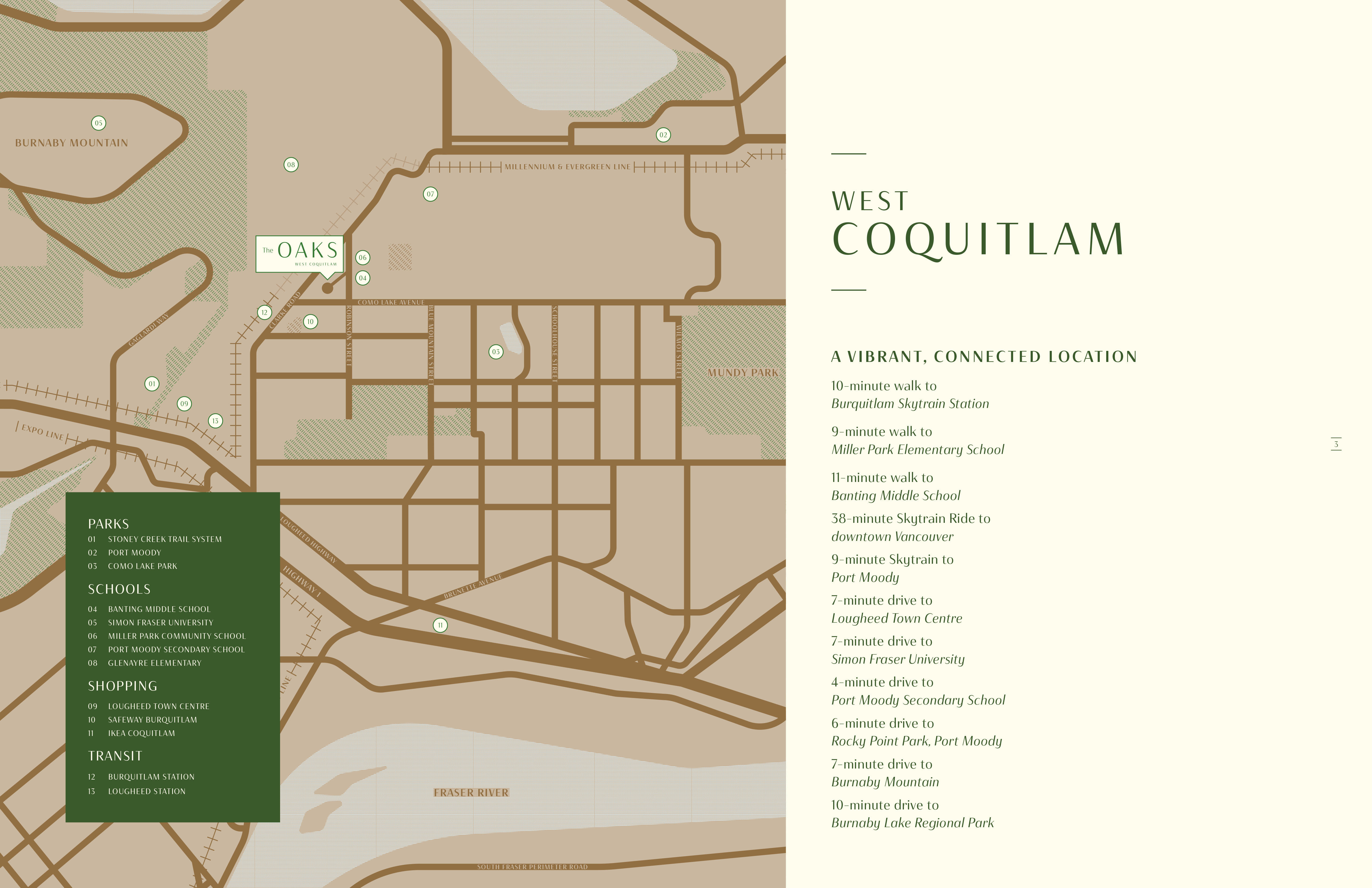 The Oaks location map 2