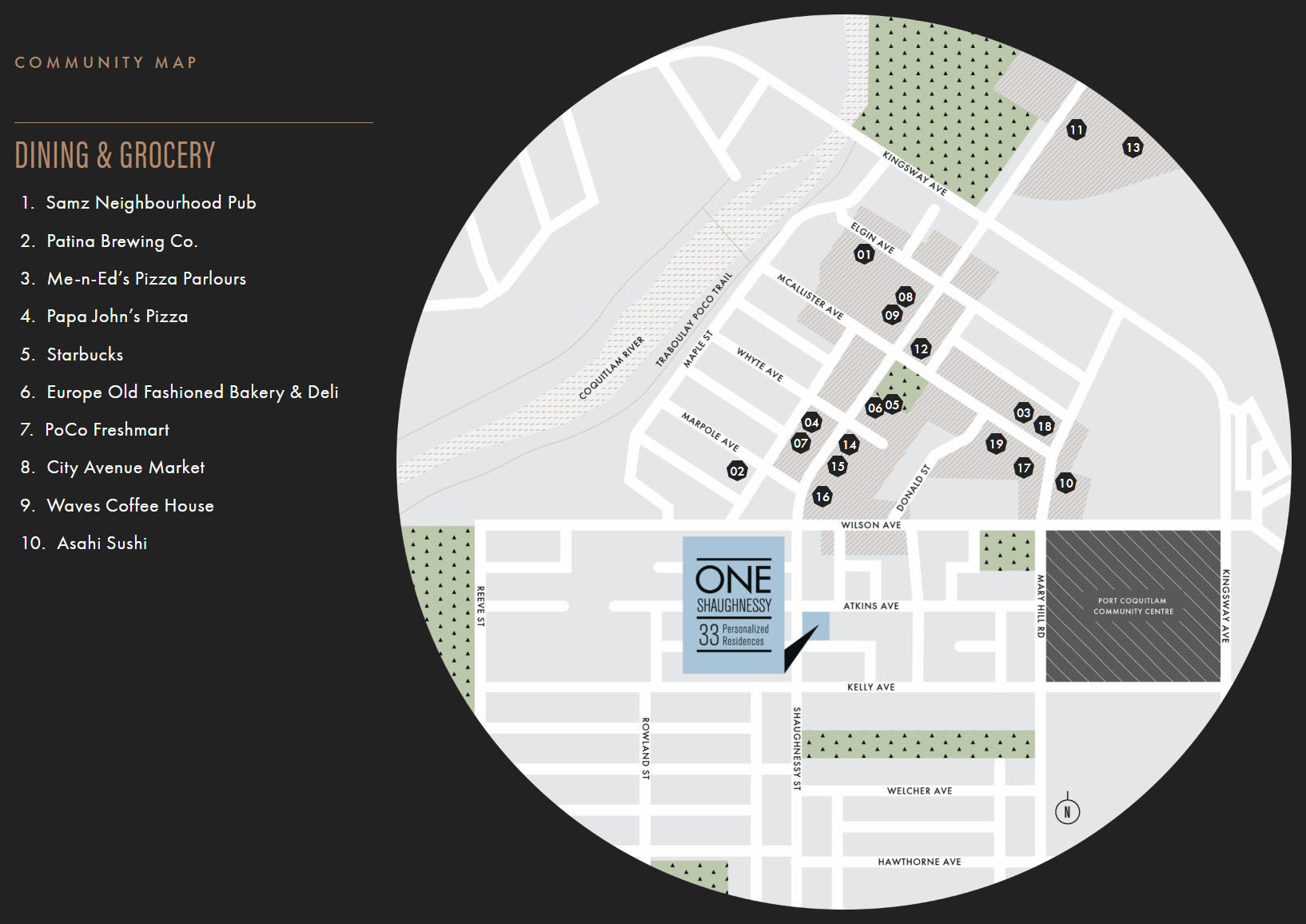 One Shaughnessy location map 1