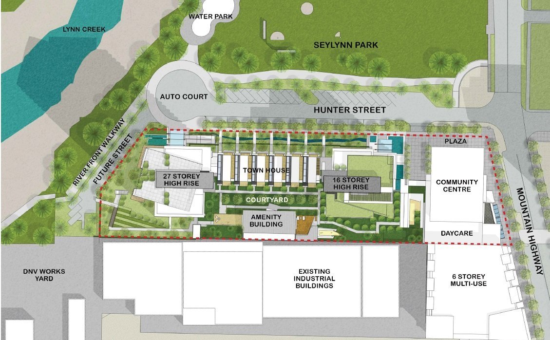 Hunter at Lynn Creek - West Tower location map 3