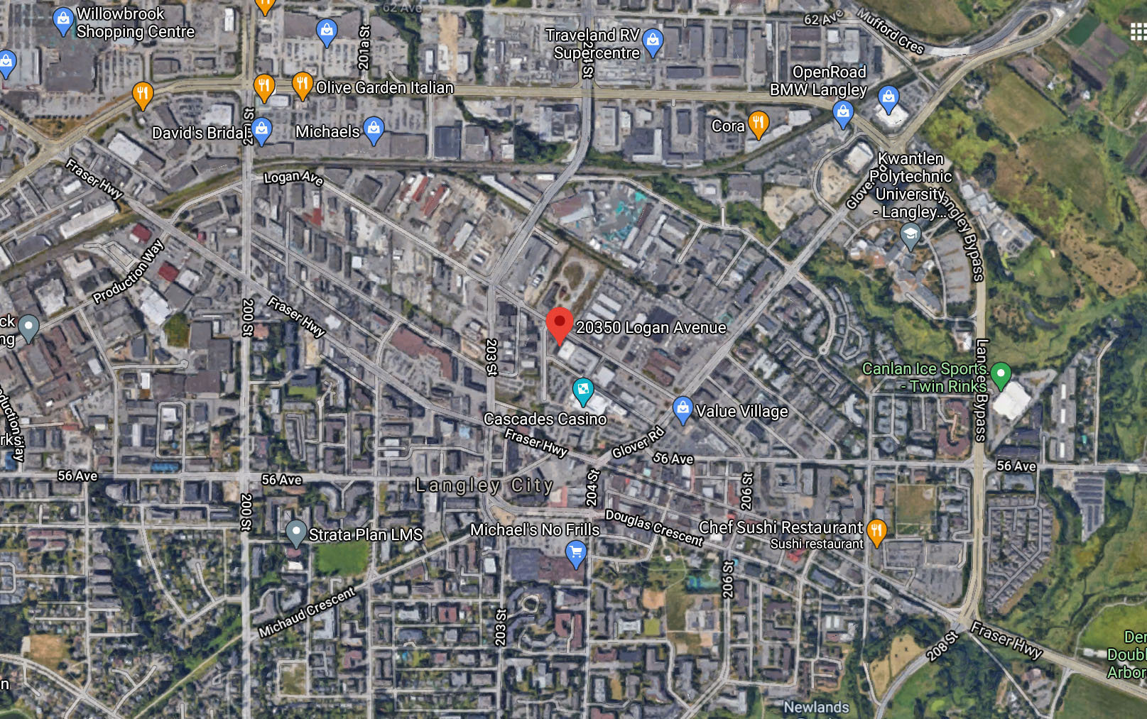 Genesis location map 2
