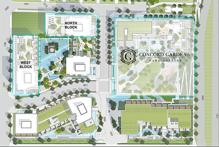 Concord Gardens Park Estates location map 1