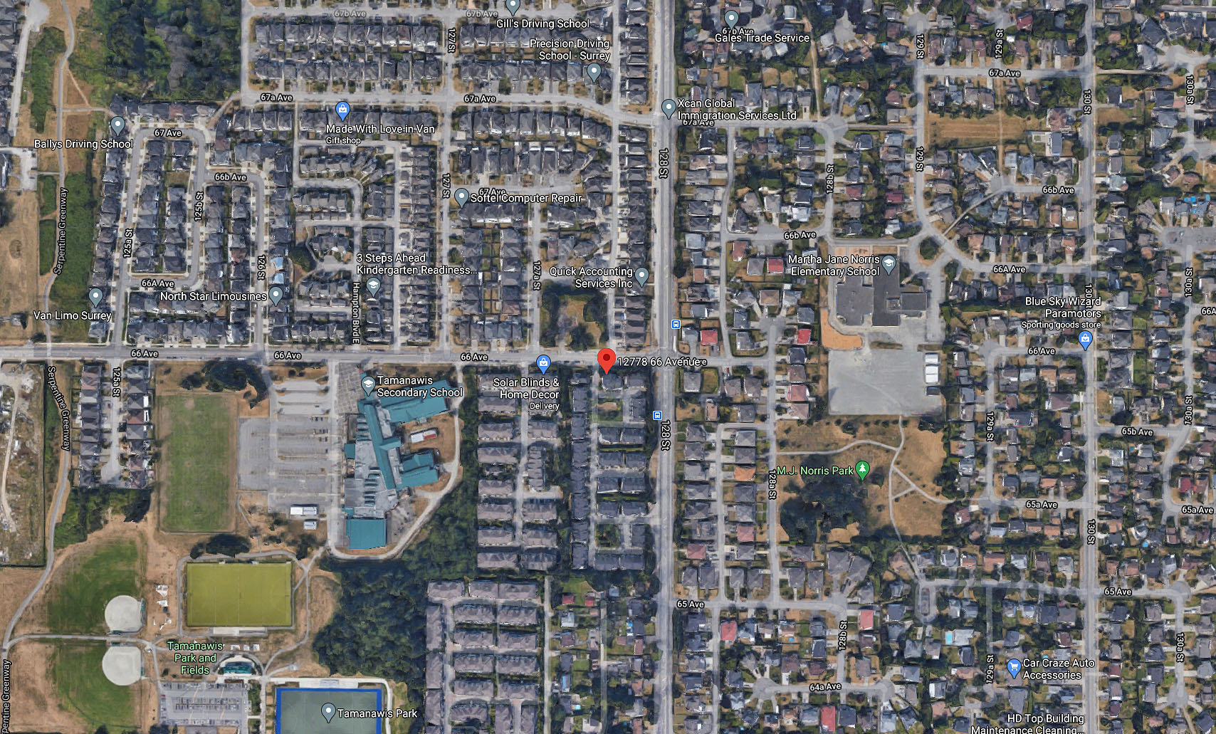 Hathaway Village location map 2