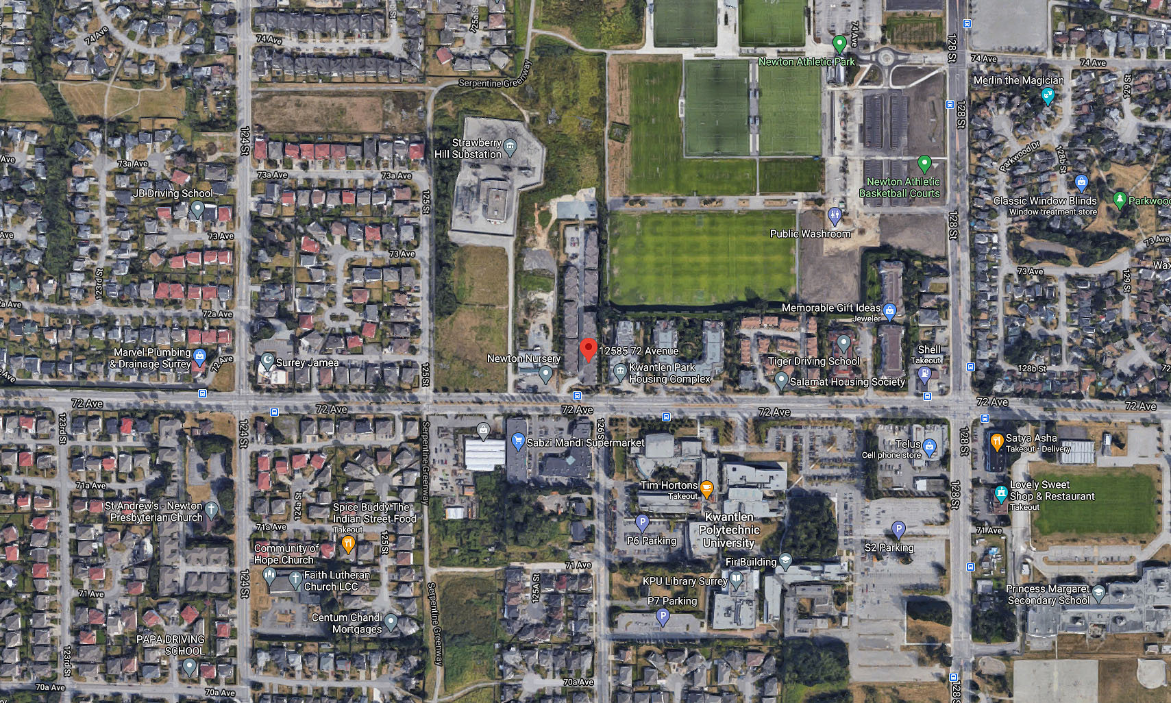 Kwantlen Village location map 2