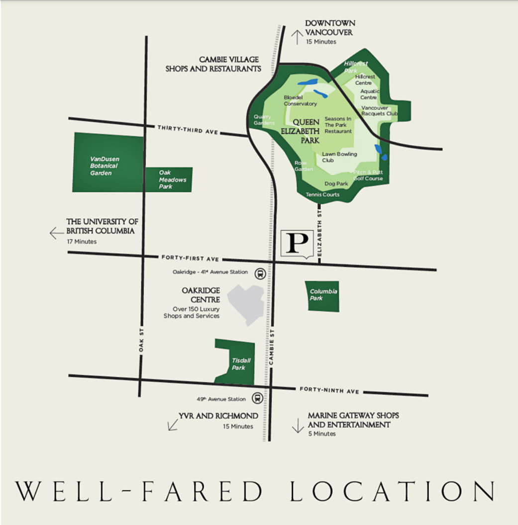 The Parker location map 3