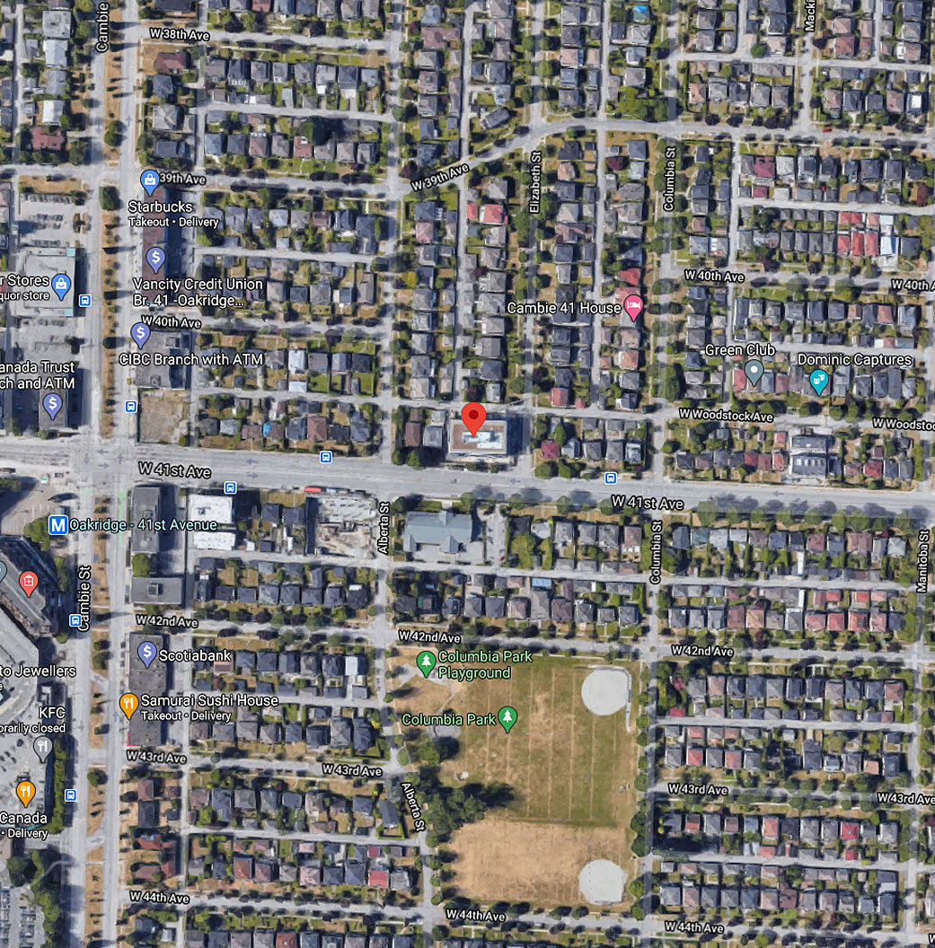The Parker location map 4