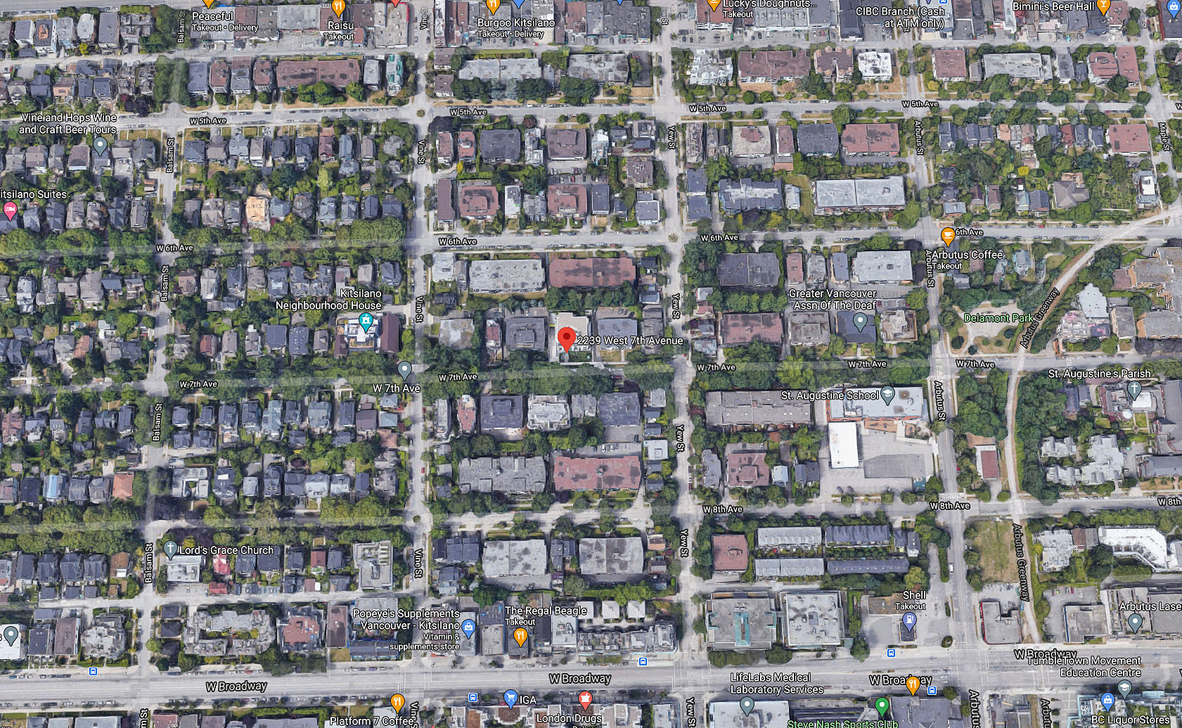 West 7th location map 2