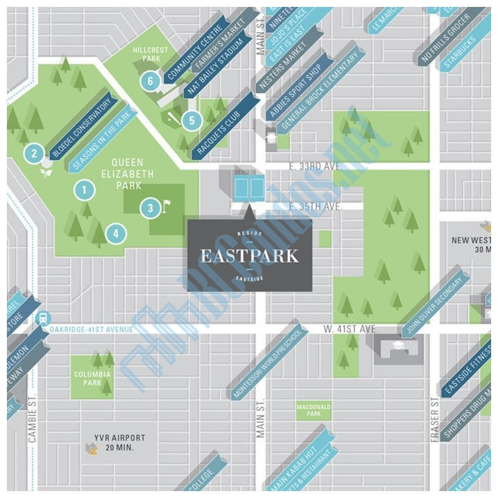 Eastpark location map 2