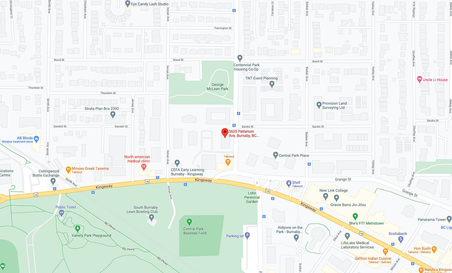 Sheffield Court location map 1