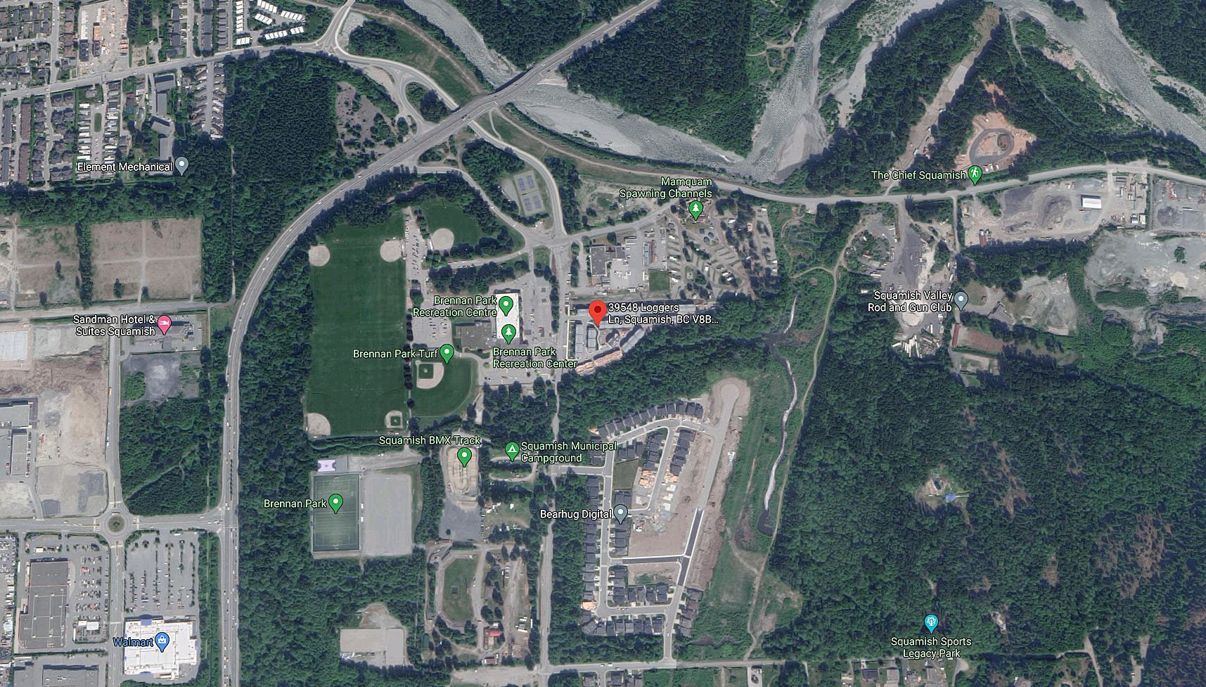 Seven Peaks location map 1