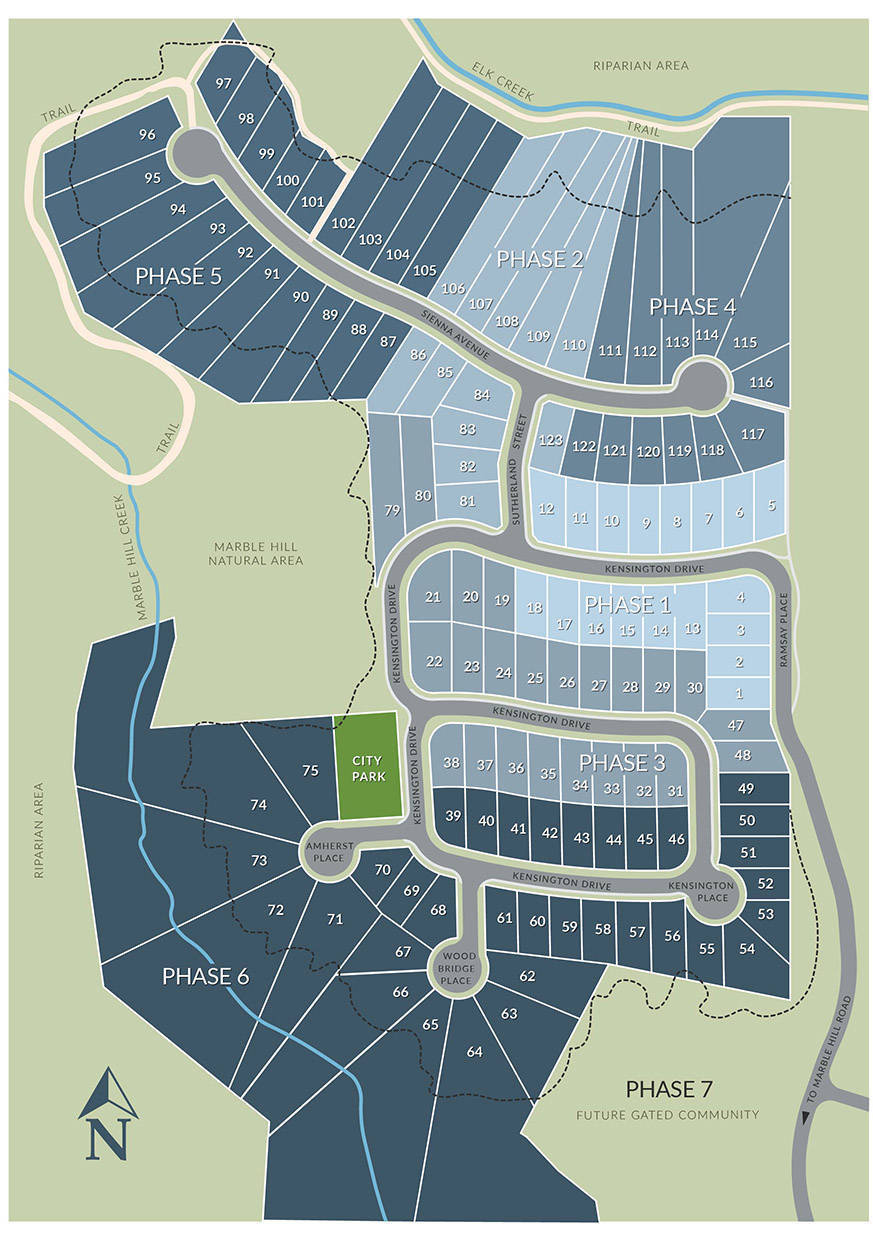 Elk Creek Estates location map 1