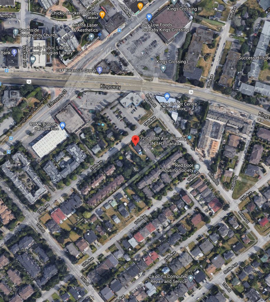 Ivory Mews location map 1