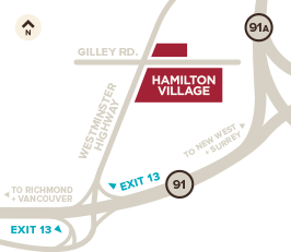 Hamilton Village East location map 1