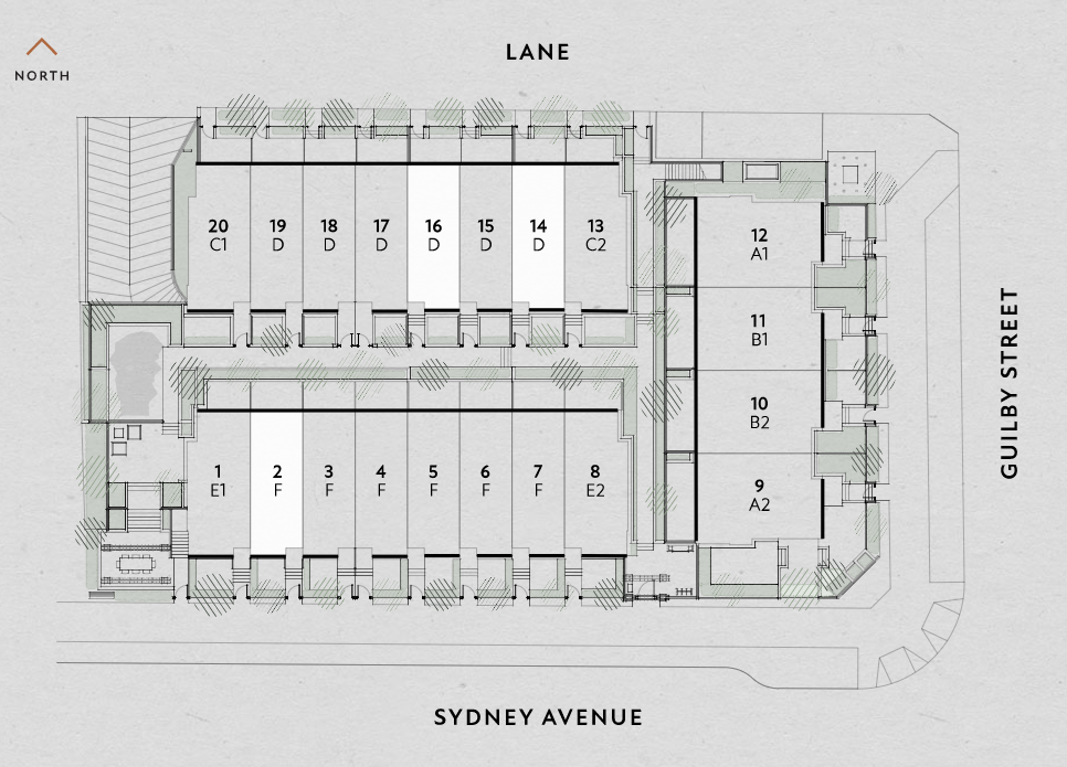 Sydney Townhomes location map 1