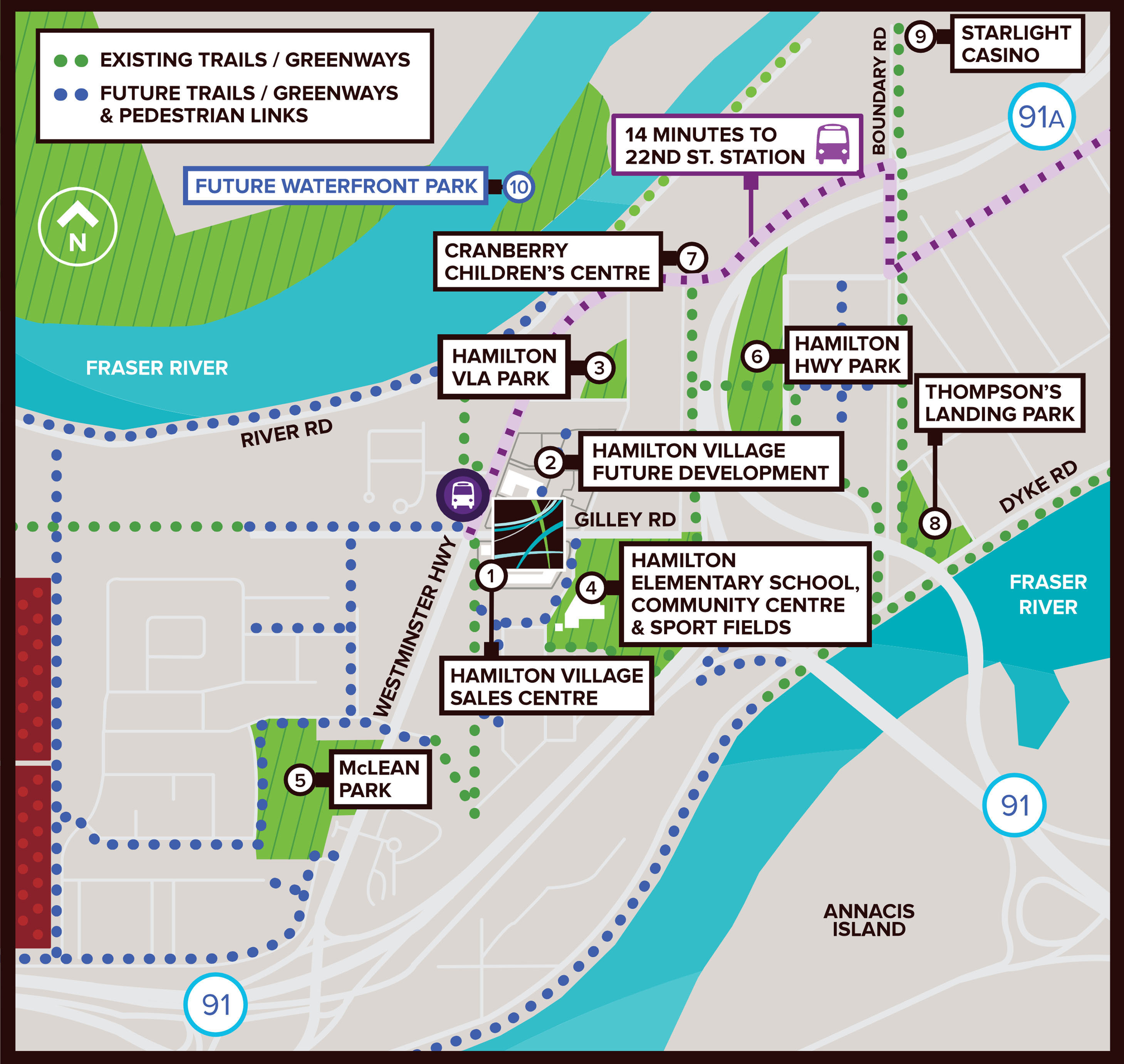 Hamilton Village West - Phase 2 location map 2