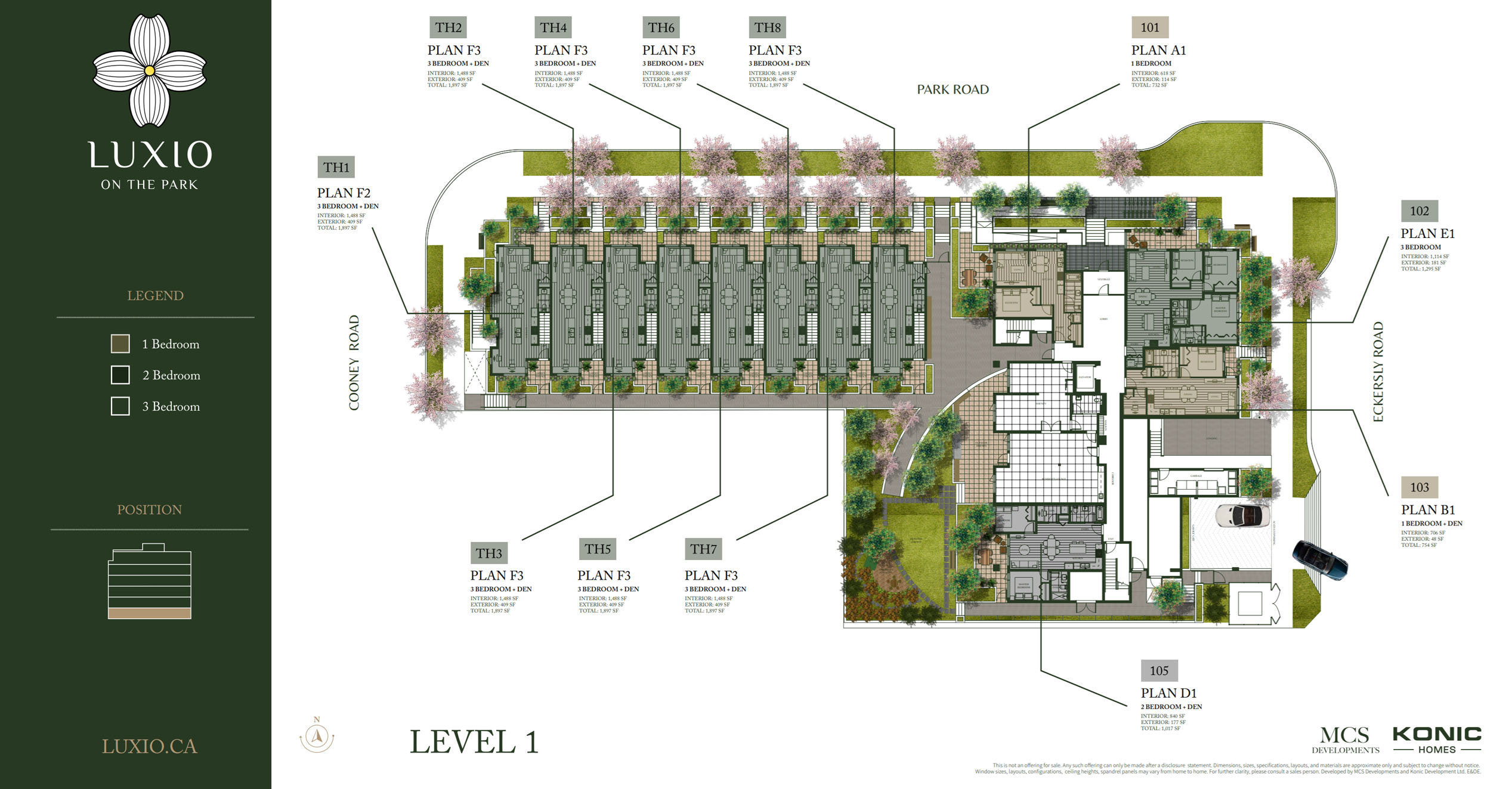 Luxio on the Park location map 2