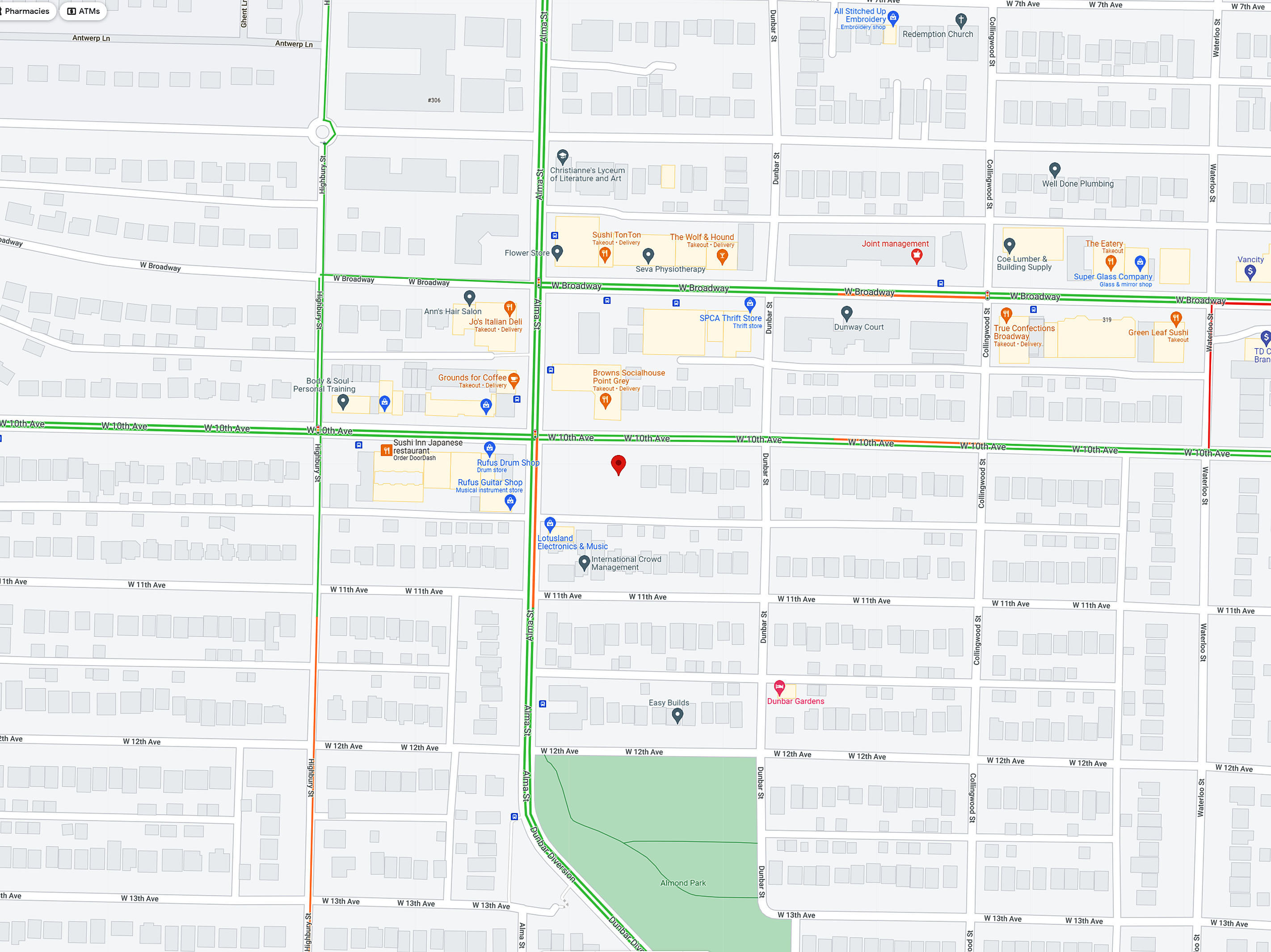 Raphael location map 4